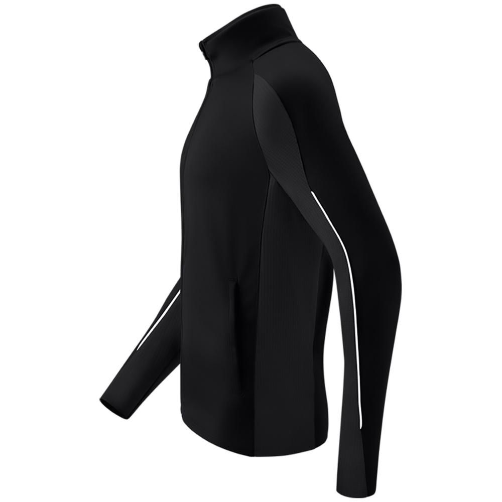 CHAQUETA ENTRENAMIENTO ERIMA LIGA STAR, NEGRA UNISEX. 