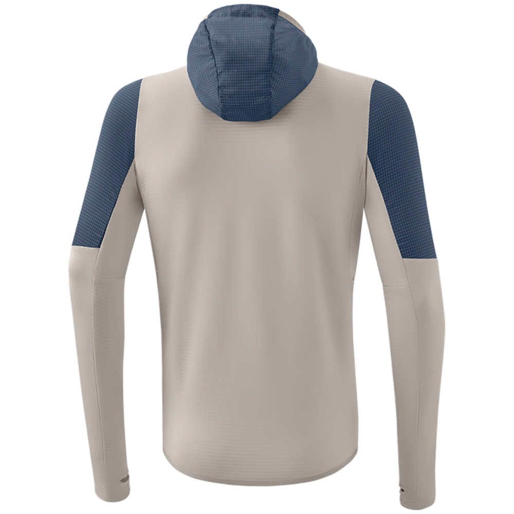 CHAQUETA ERIMA HYBRID LITE, GRIS-DENIM HOMBRE. 