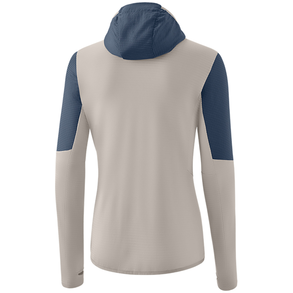 CHAQUETA ERIMA HYBRID LITE, GRIS-DENIM MUJER. 