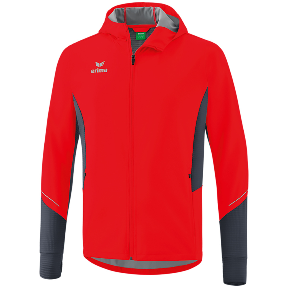 CHAQUETA ERIMA RACING RUNNING, ROJA HOMBRE. 