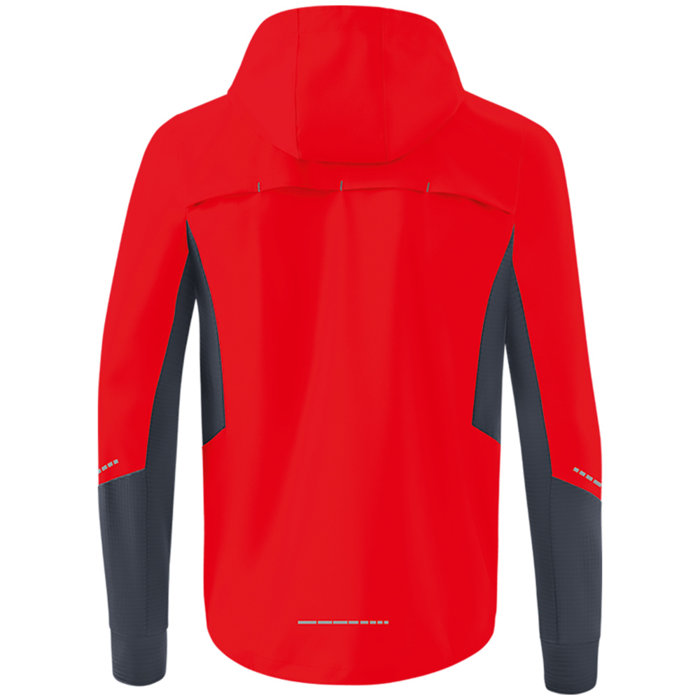 CHAQUETA ERIMA RACING RUNNING, ROJA NIÑO. 