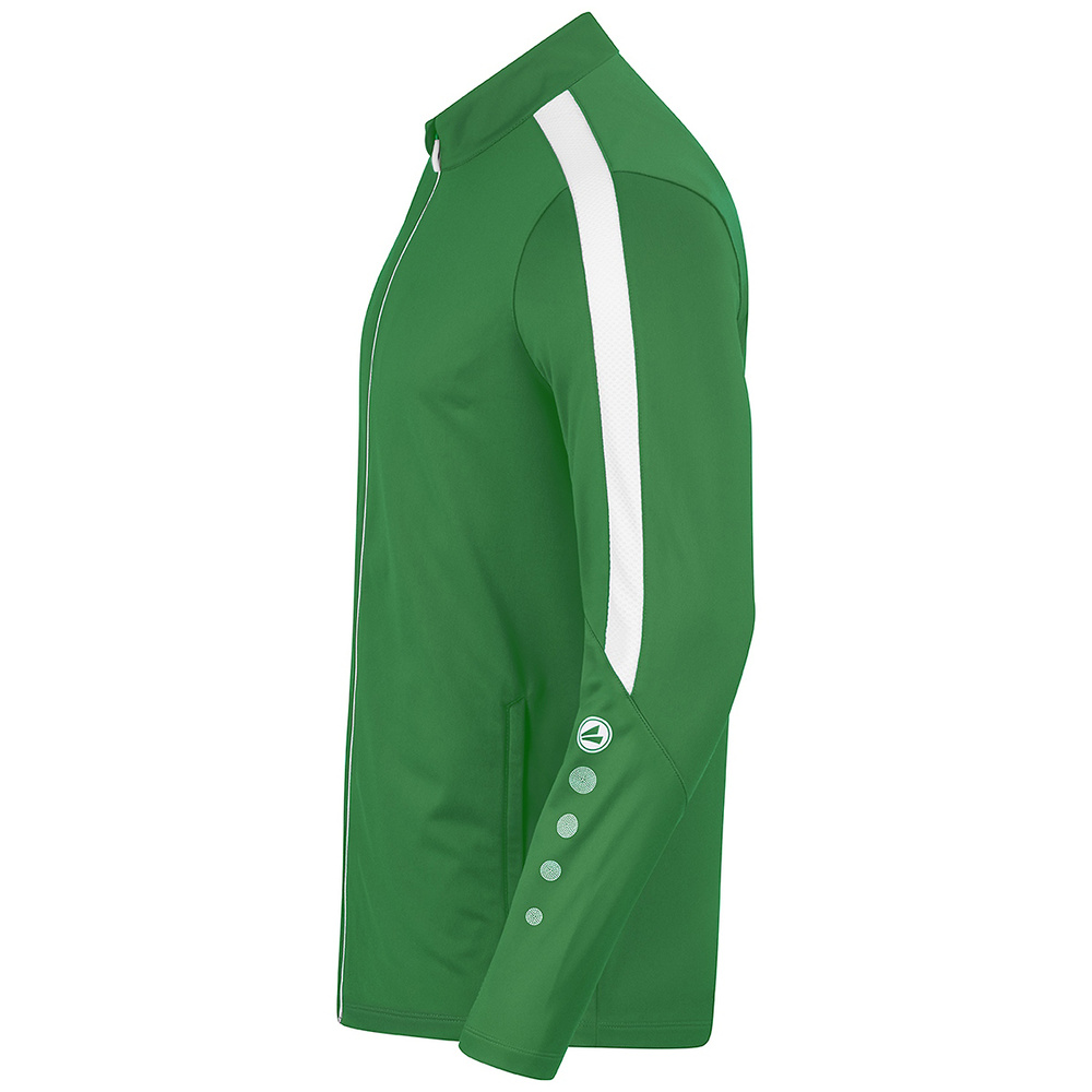 CHAQUETA JAKO POWER POLIÉSTER, VERDE-BLANCA NIÑO. 