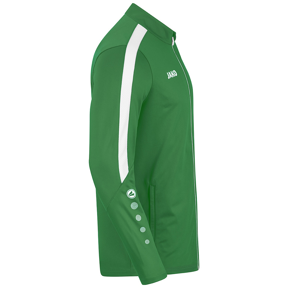 CHAQUETA JAKO POWER POLIÉSTER, VERDE-BLANCA NIÑO. 