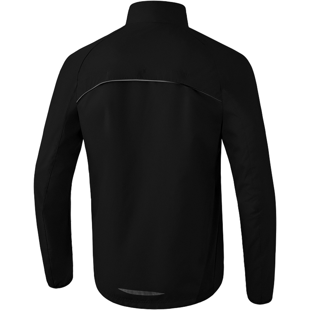 CHAQUETA RUNNING ERIMA ATHLETICS, NEGRA-BLANCA HOMBRE. 