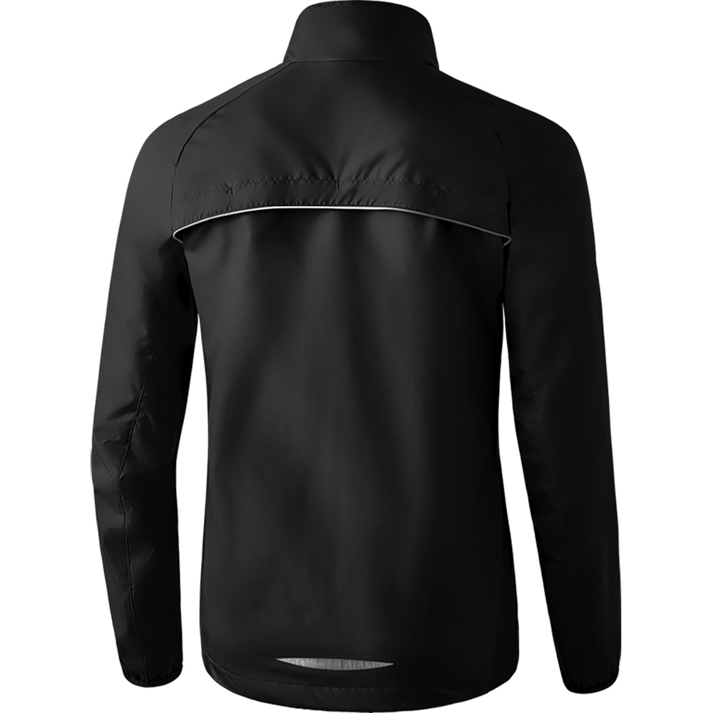 CHAQUETA RUNNING ERIMA ATHLETICS, NEGRA-BLANCA MUJER. 