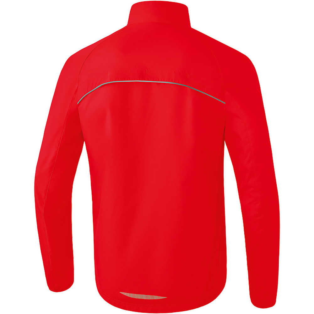 CHAQUETA RUNNING ERIMA ATHLETICS, ROJA-BLANCA HOMBRE. 