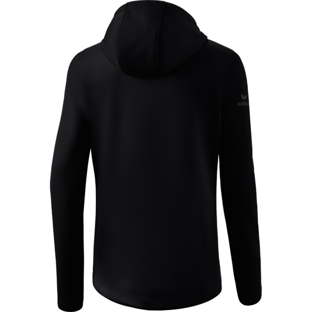 CHAQUETA SOFTSHELL ERIMA PERFORMANCE, NEGRA MUJER. 