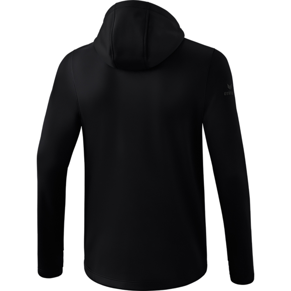 CHAQUETA SOFTSHELL ERIMA PERFORMANCE, NEGRA NIÑO. 