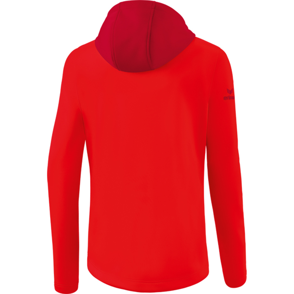 CHAQUETA SOFTSHELL ERIMA PERFORMANCE, ROJO-RUBÍ MUJER. 