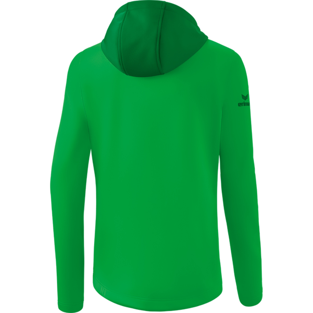 CHAQUETA SOFTSHELL ERIMA PERFORMANCE, VERDE-ESMERALDA MUJER. 