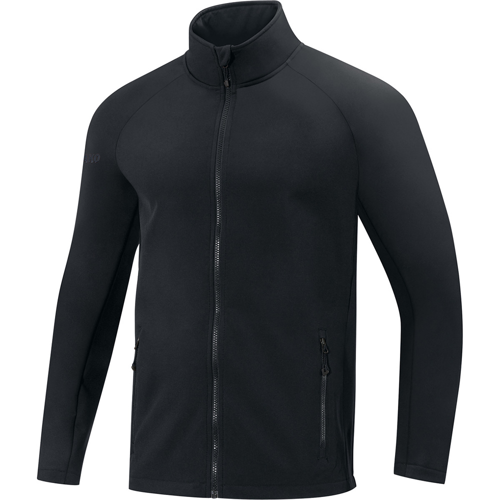 CHAQUETA SOFTSHELL JAKO TEAM, NEGRA NIÑO. 