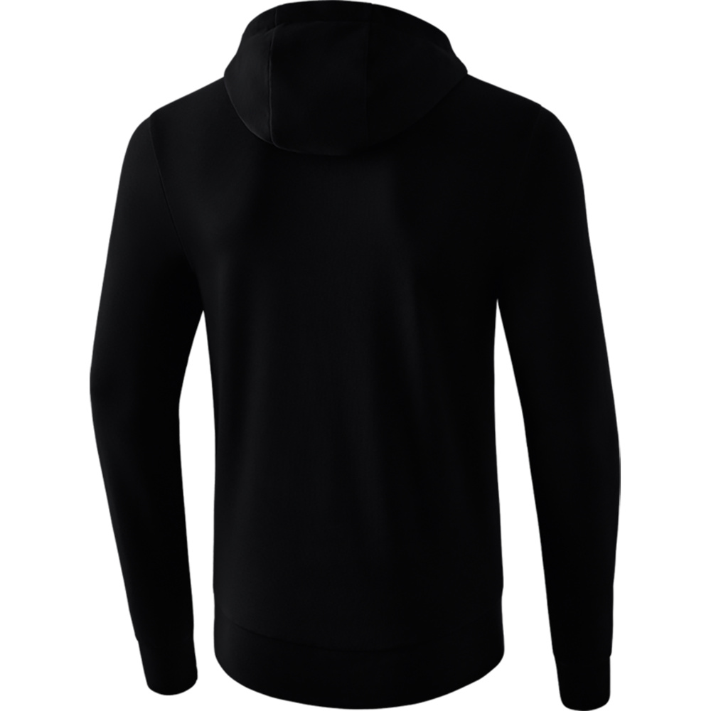 CHAQUETA-SUDADERA CON CAPUCHA ERIMA, NEGRA HOMBRE. 