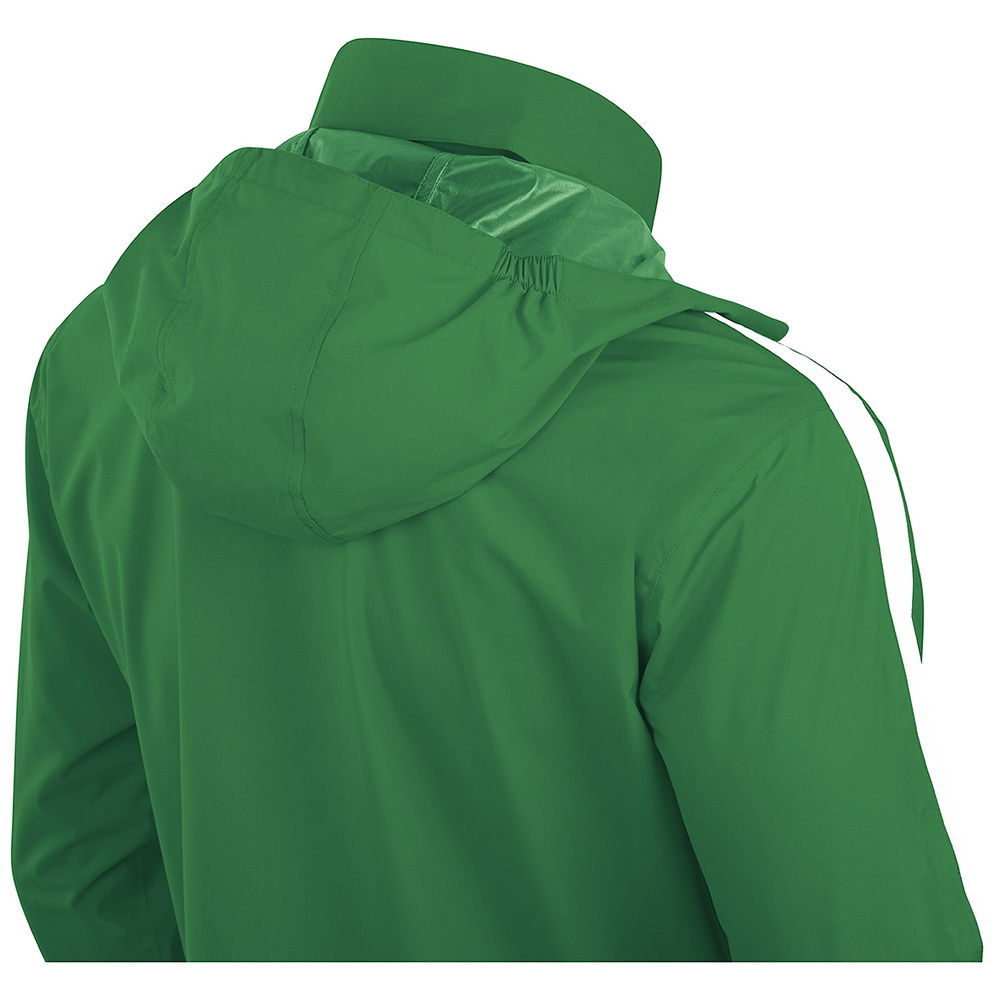 CHUBASQUERO JAKO POWER, VERDE-BLANCO UNISEX. 