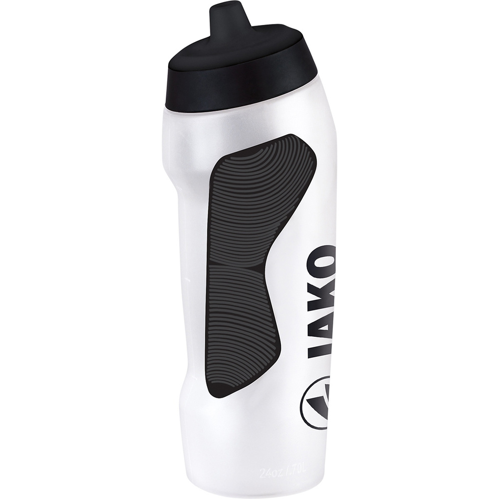 DRINK BOTTLE JAKO PREMIUM, TRANSPARENT-BLACK. 