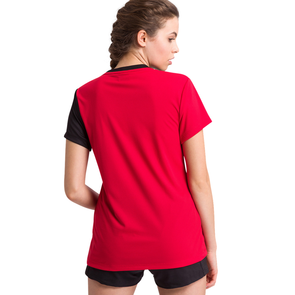 ERIMA CAMISETA MANGA CORTA, ROJA-NEGRA-BLANCA