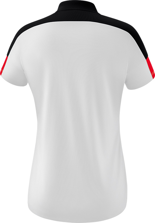 ERIMA CHANGE POLO-SHIRT, WHITE-BLACK-RED WOMEN. 