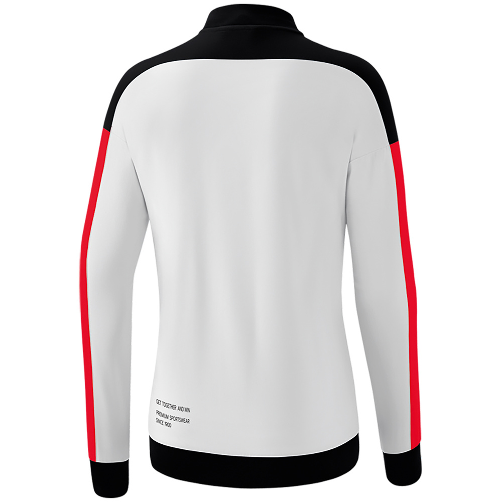 ERIMA CHANGE PRESENTATION JACKET, WHITE-BLACK-RED WOMEN. 