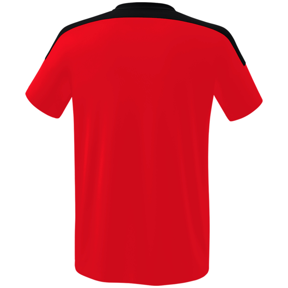 ERIMA CHANGE SHORT SLEEVE T-SHIRT, RED-BLACK-WHITE KIDS. 