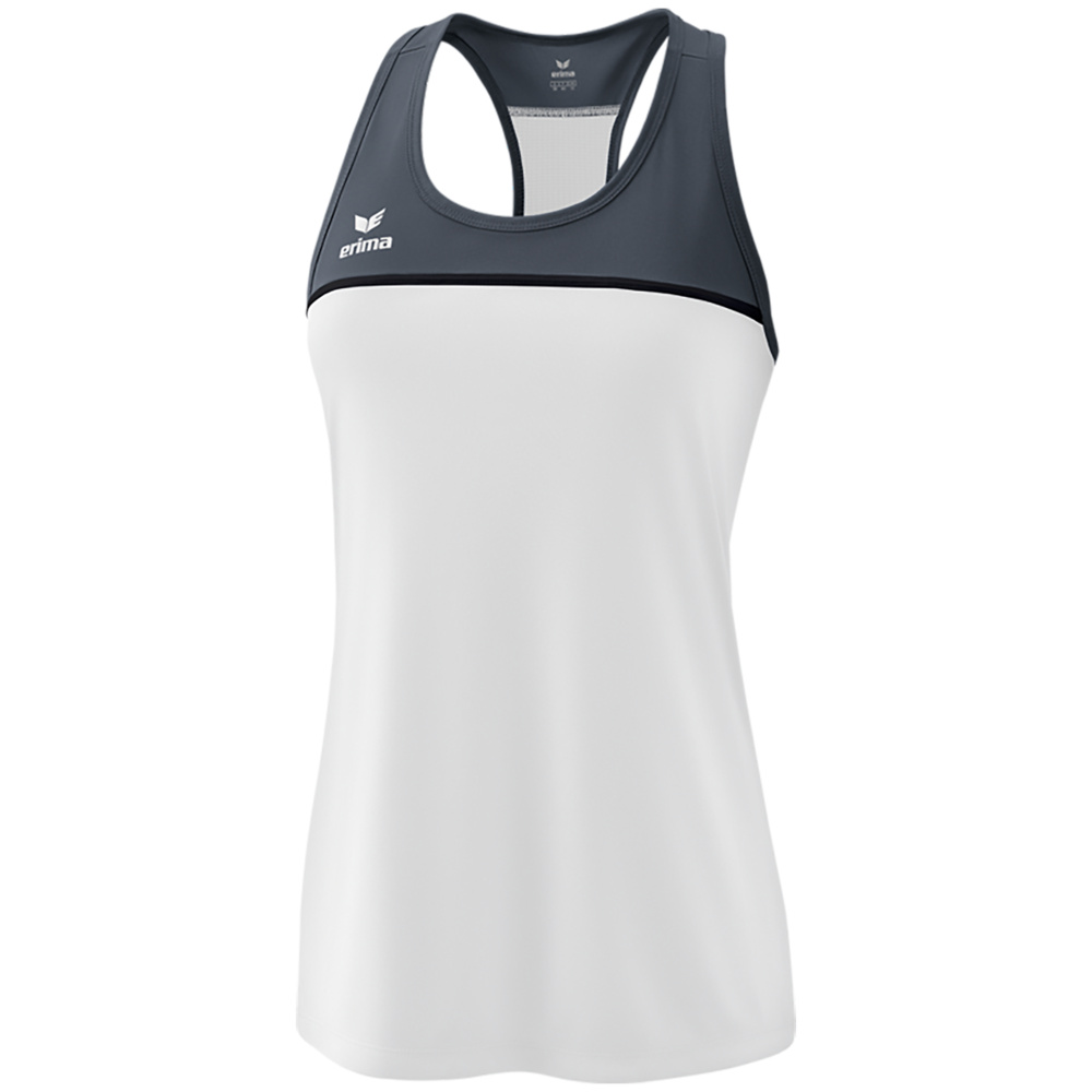 ERIMA CHANGE TANK TOP, WHITE-SLATE GREY-BLACK WOMEN. 