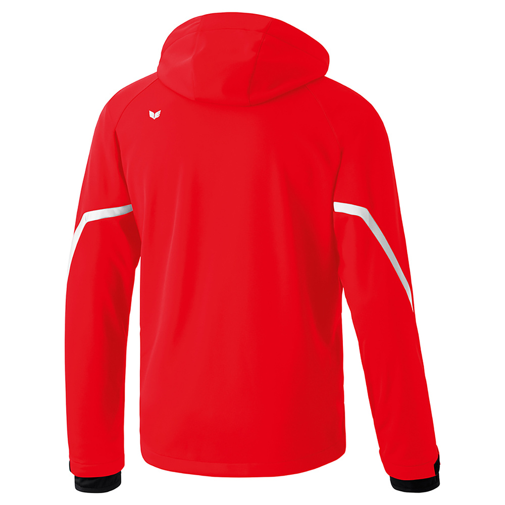 ERIMA CHAQUETA SOFTSHELL FUNCIONAL, ROJA-BLANCA HOMBRE. 