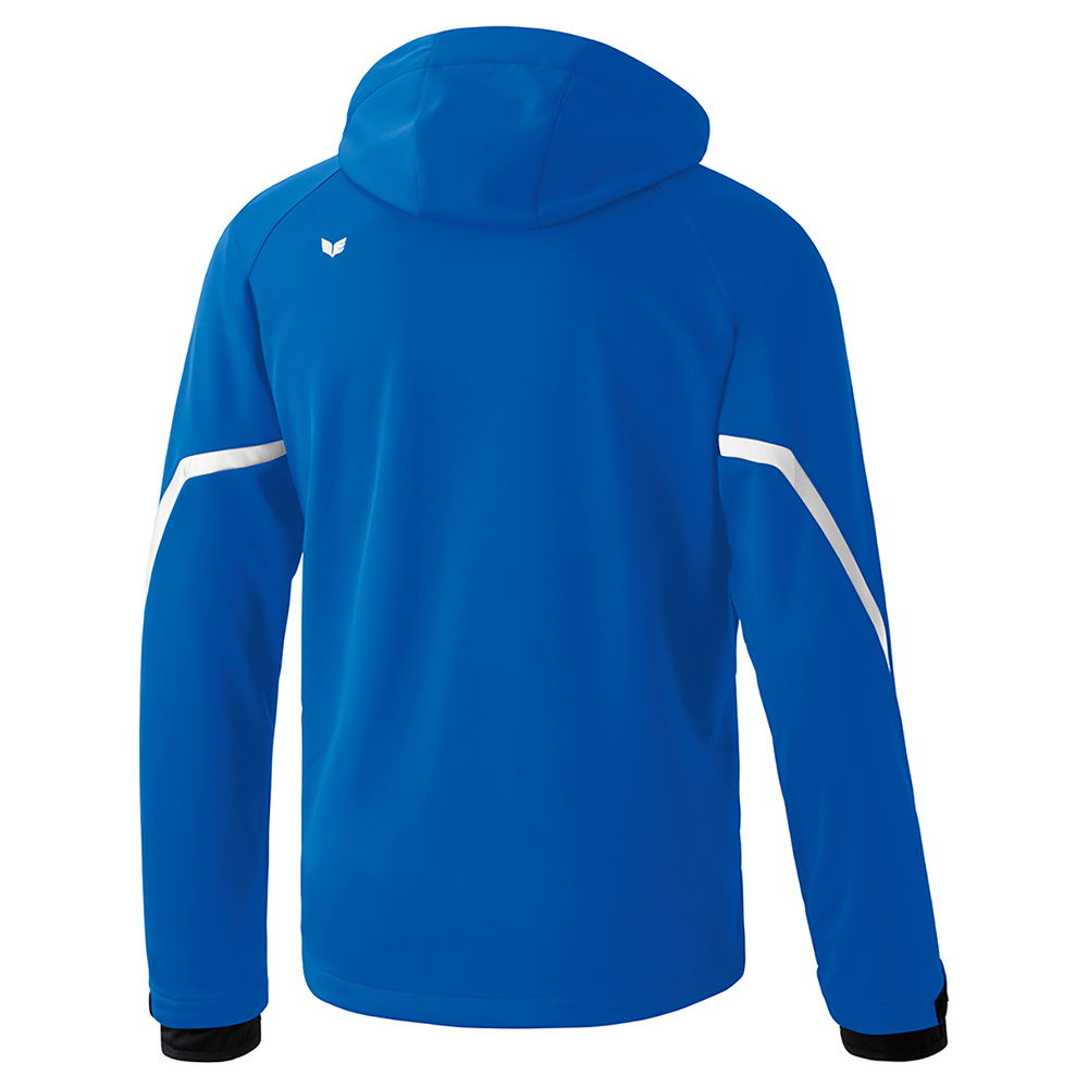 ERIMA CHAQUETA SOFTSHELL FUNCIONAL, ROYAL-BLANCA HOMBRE. 