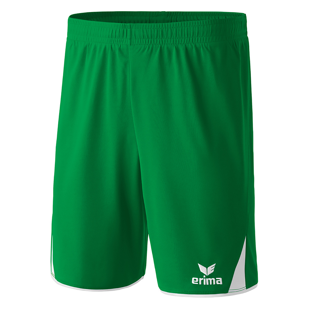 ERIMA CLASSIC 5-C SHORTS, EMERALD-WHITE KIDS. 