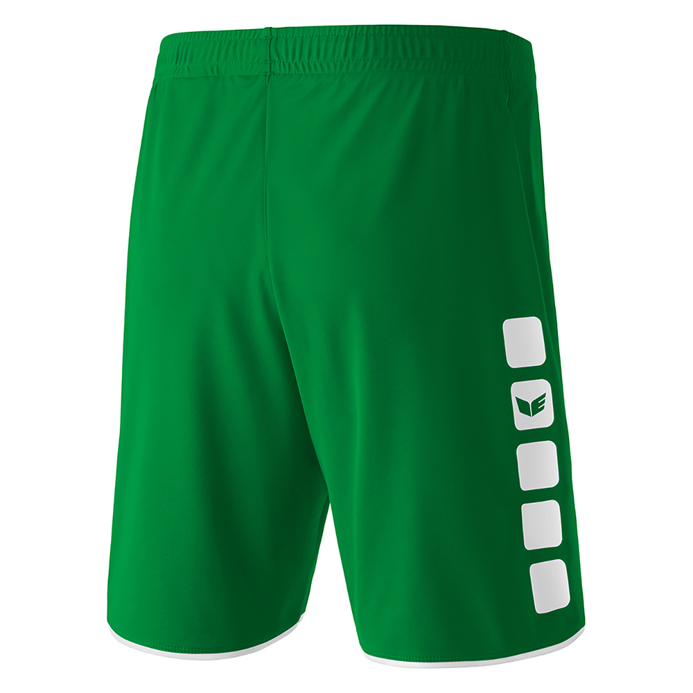 ERIMA CLASSIC 5-C SHORTS, EMERALD-WHITE KIDS. 