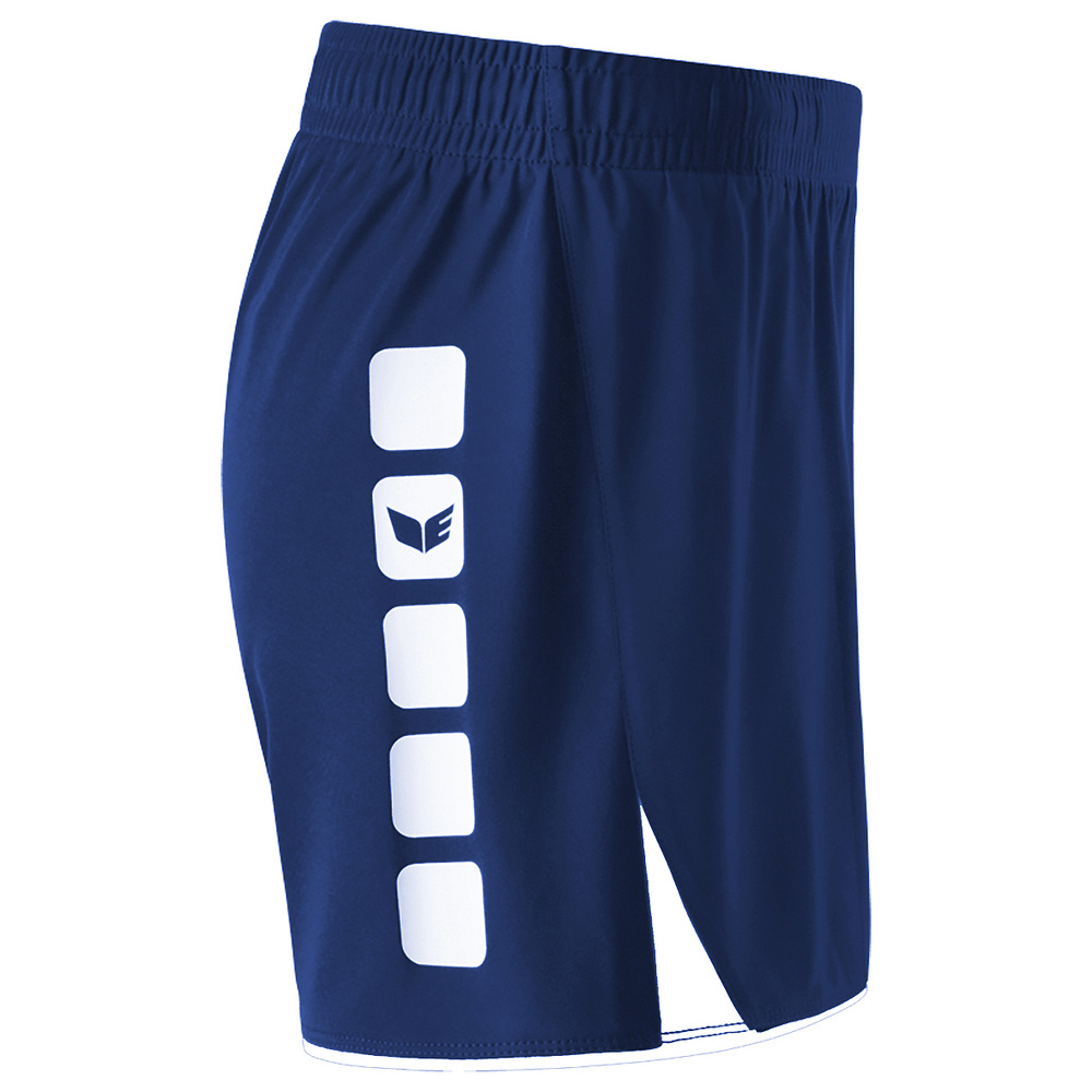 ERIMA CLASSIC 5-C SHORTS, NEW NAVY-WHITE KIDS. 