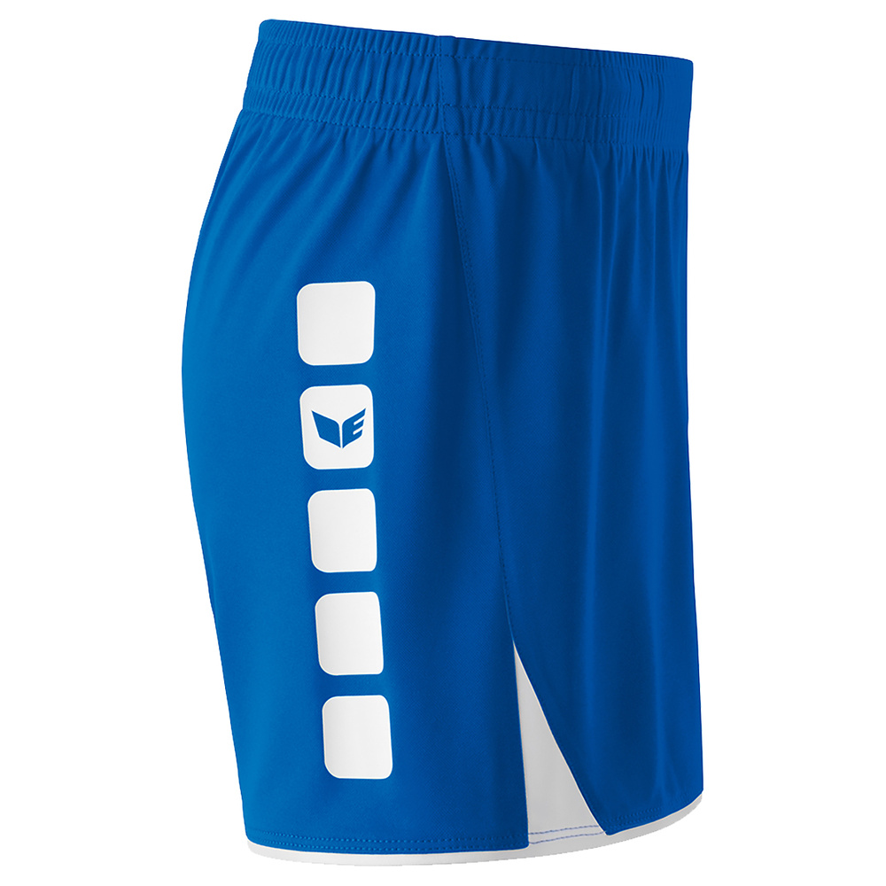 ERIMA CLASSIC 5-C SHORTS, ROYAL-BLANCO MUJER. 