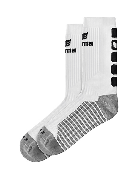 ERIMA CLASSIC 5-C SOCKS, WHITE-BLACK. 