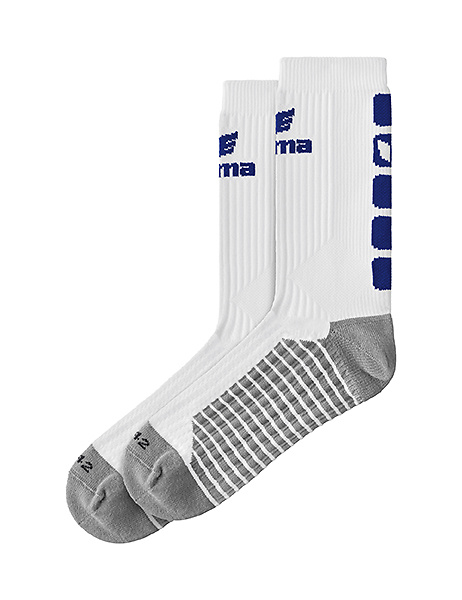 ERIMA CLASSIC 5-C SOCKS, WHITE-NEW NAVY. 