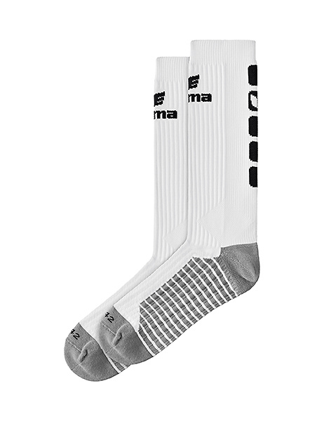 ERIMA CLASSIC 5-C SOCKS LONG, WHITE-BLACK. 