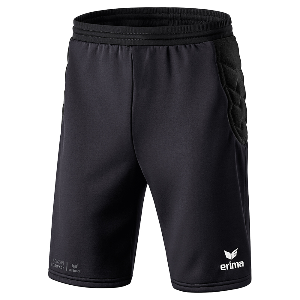 ERIMA ELEMENTAL GOALKEEPER PANTS WITHOUT INNER SLIP, BLACK KIDS. 