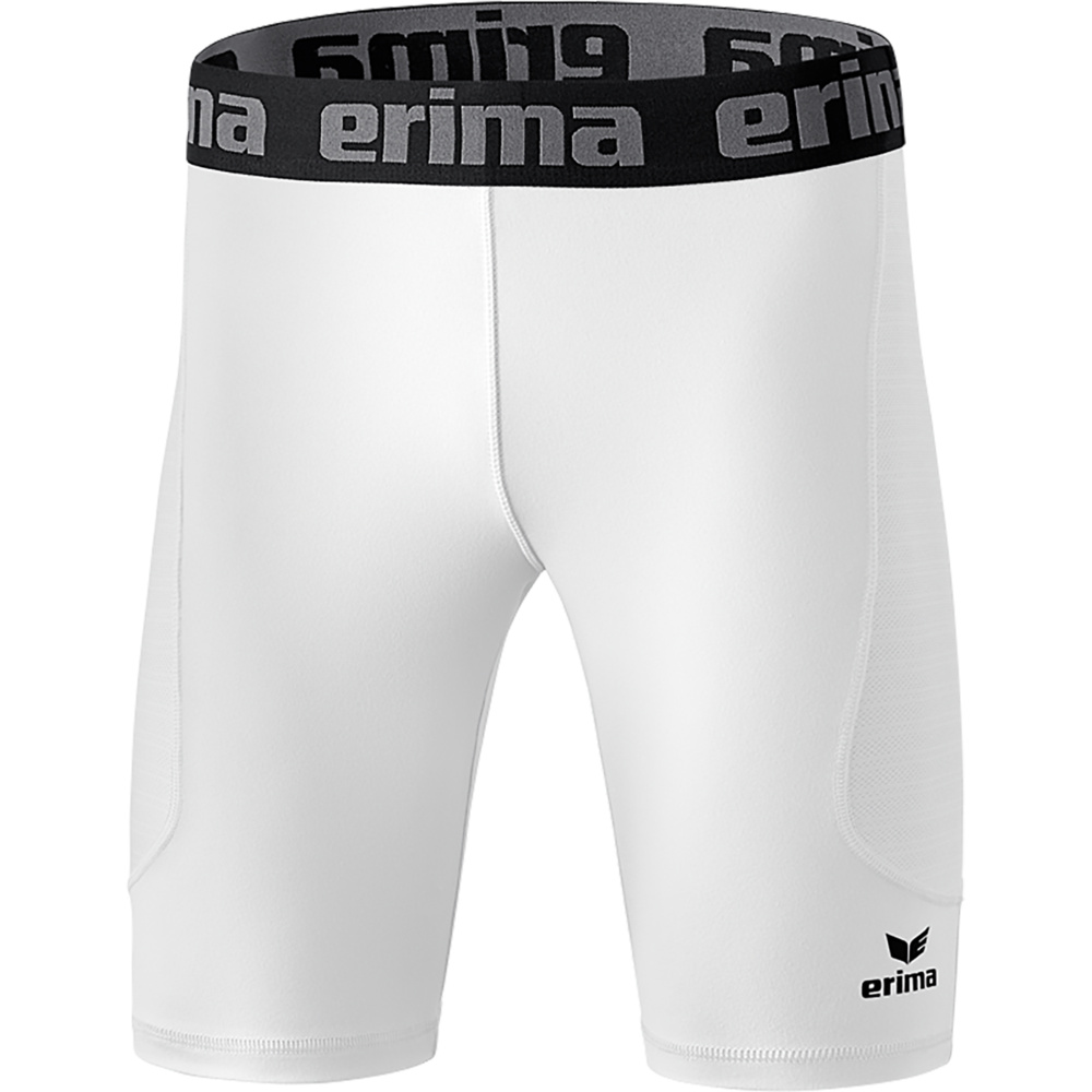 ERIMA ELEMENTAL TIGHTS SHORT, WHITE UNISEX. 