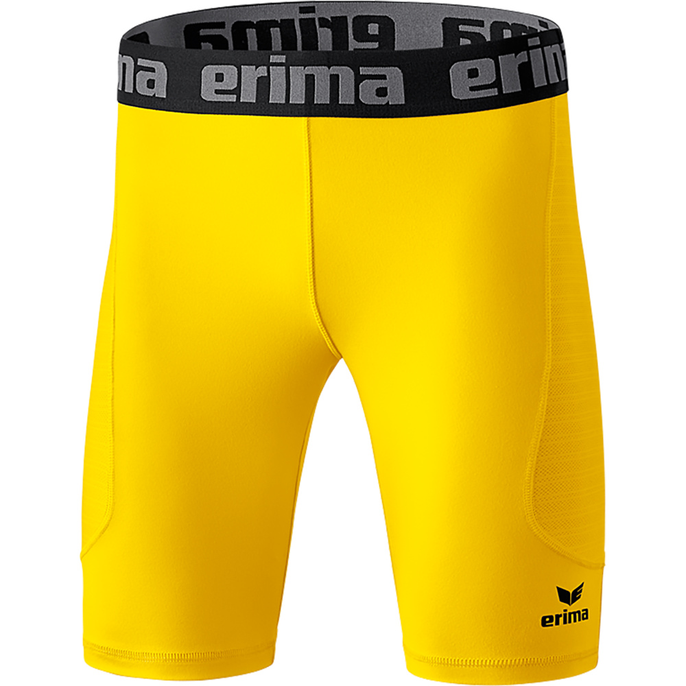 ERIMA ELEMENTAL TIGHTS SHORT, YELLOW UNISEX. 