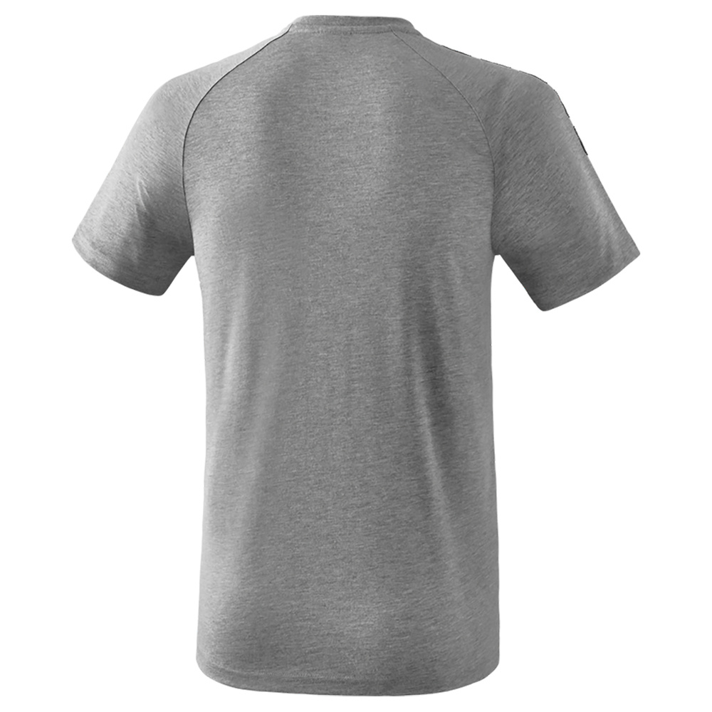 ERIMA ESSENTIAL 5-C CAMISETA MANGA CORTA, GRIS PIZARRA-NEGRO HOMBRE. 