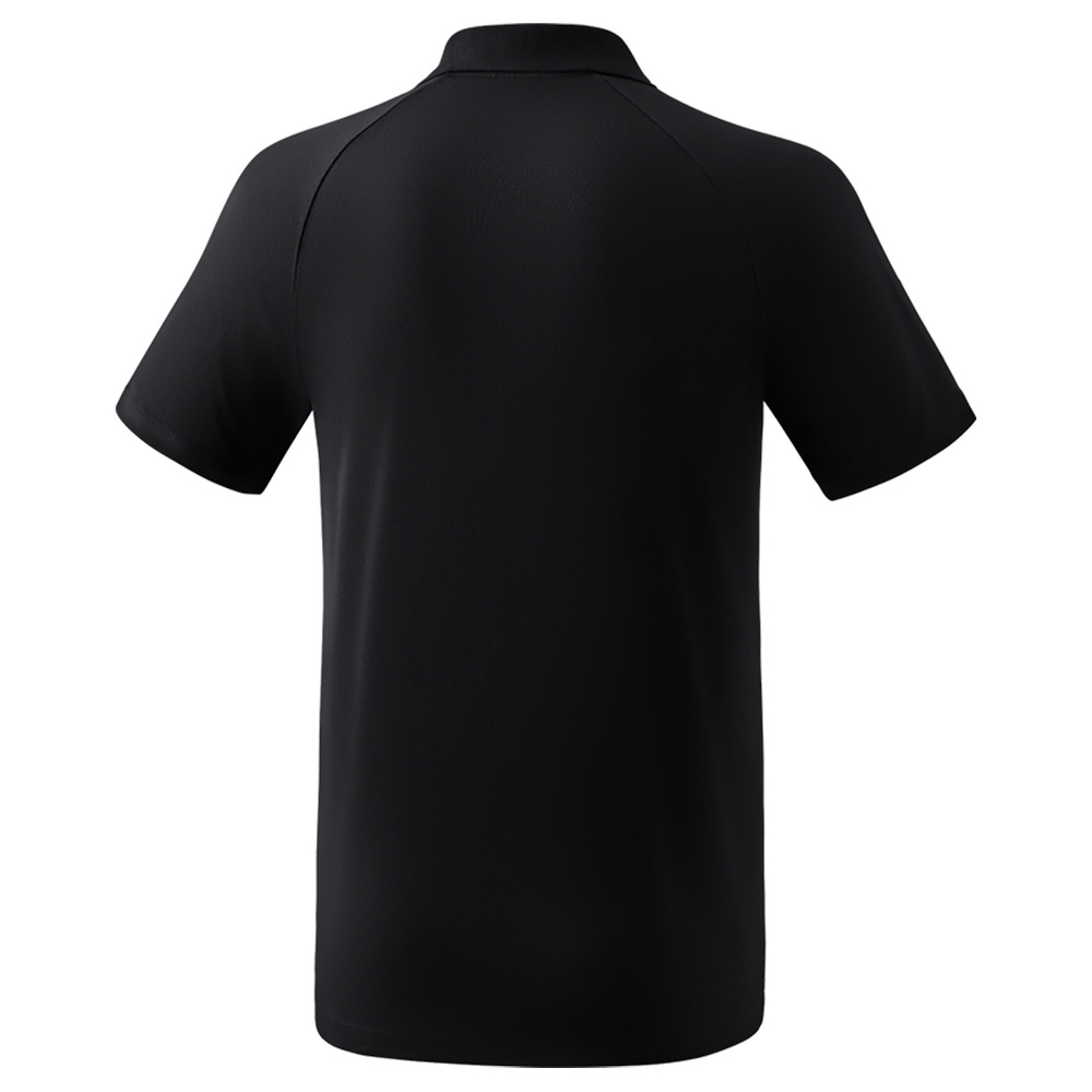 ERIMA ESSENTIAL 5-C POLO-SHIRT, BLACK-GREEN GECKO MAN. 