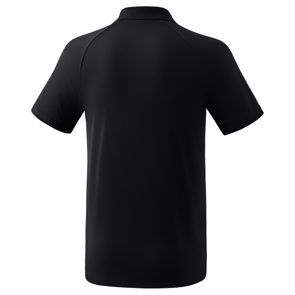 ERIMA ESSENTIAL 5-C POLO-SHIRT, BLACK-WHITE KIDS. 