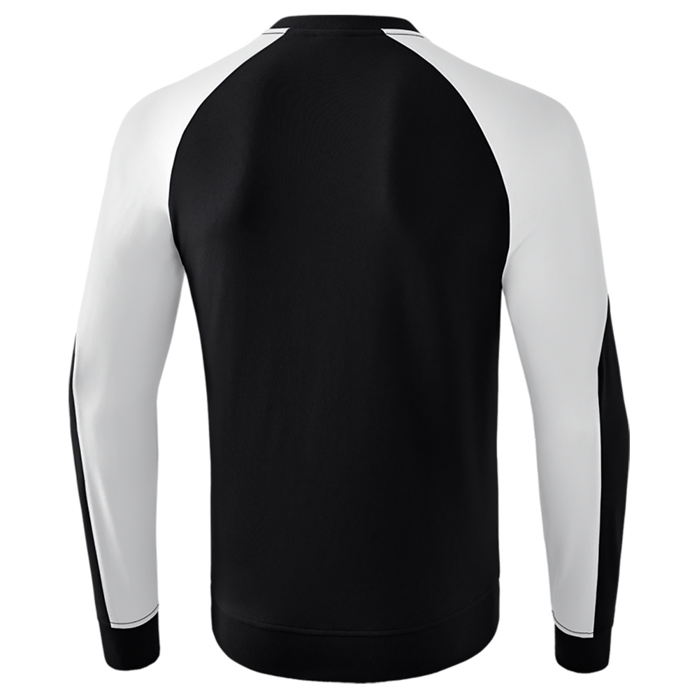 ERIMA ESSENTIAL 5-C SWEATSHIRT, BLACK-WHITE MEN. 