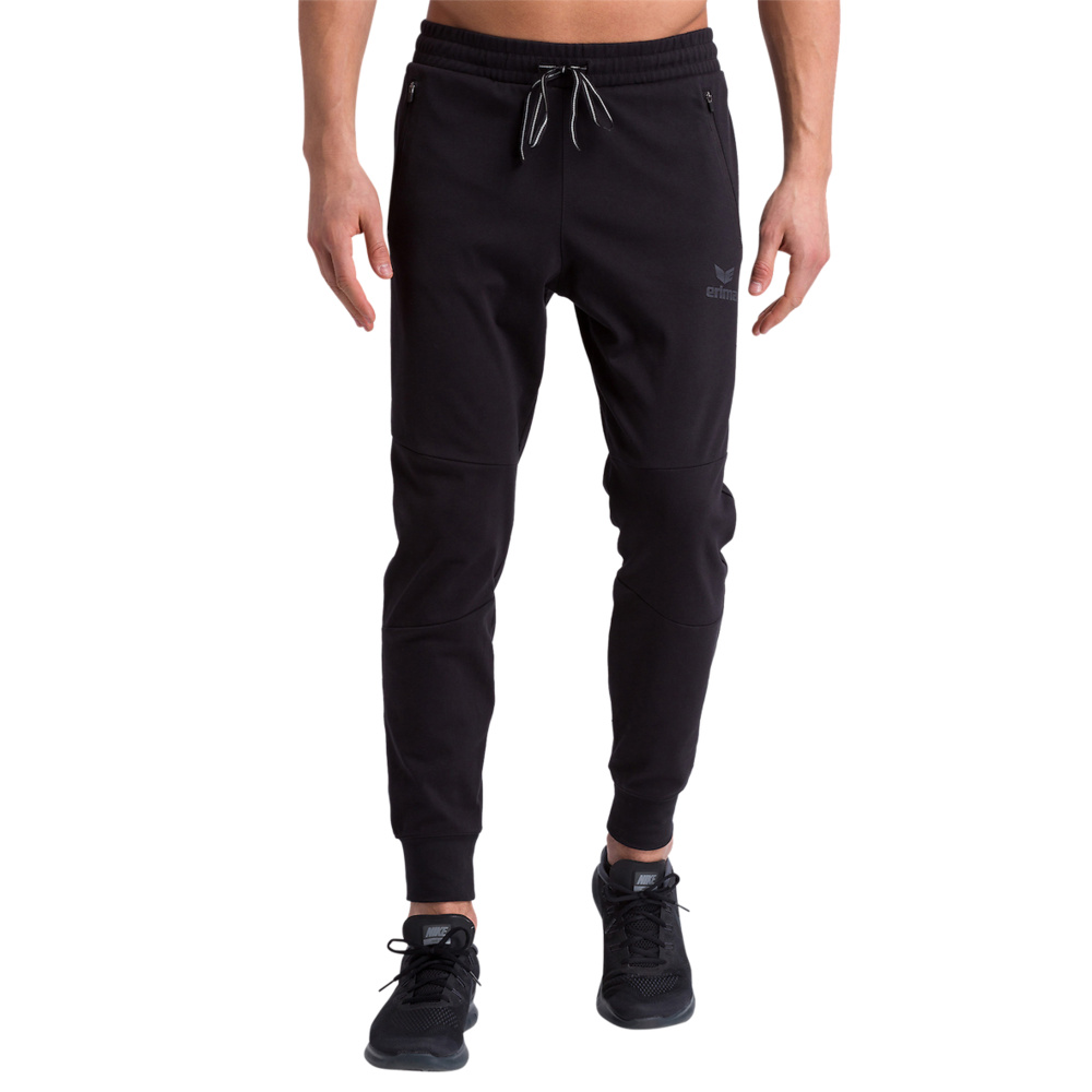 ERIMA ESSENTIAL PANTALÓN DE CHÁNDAL, NEGRO HOMBRE. 