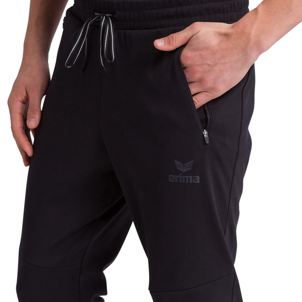 ERIMA ESSENTIAL PANTALÓN DE CHÁNDAL, NEGRO HOMBRE. 