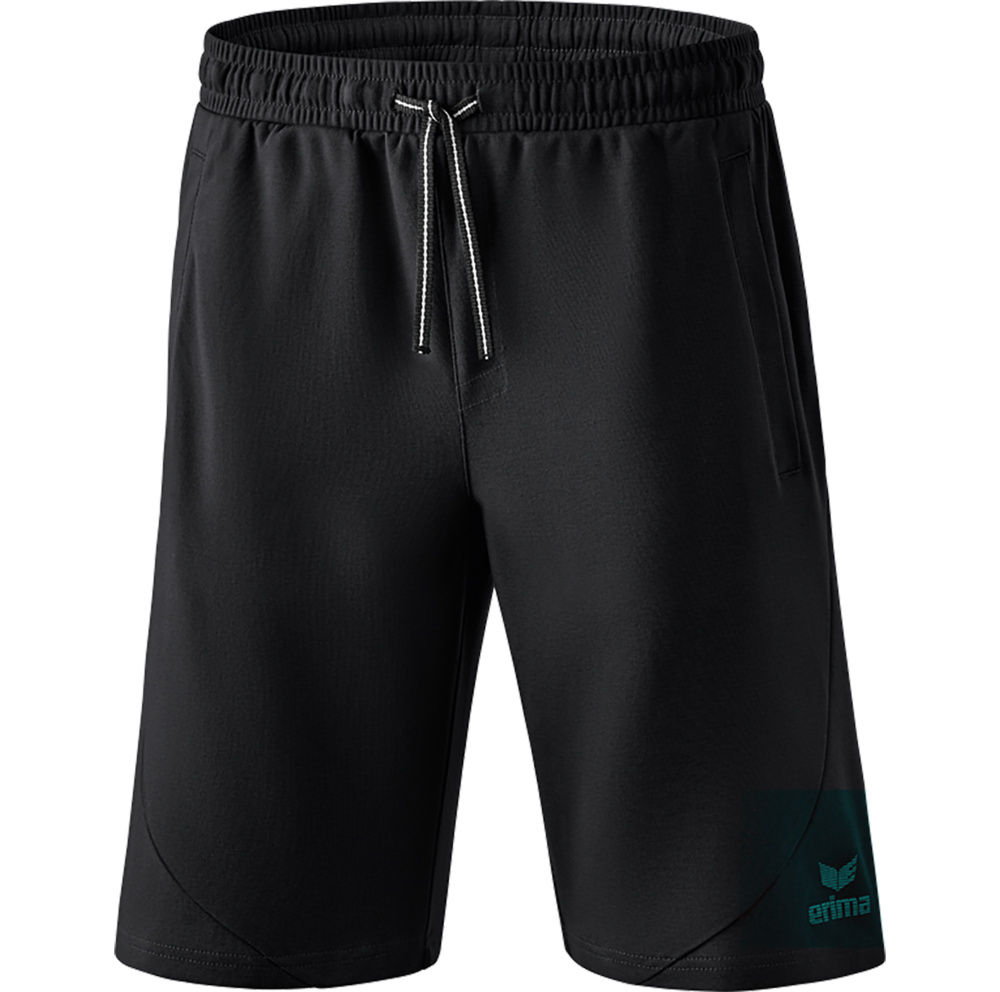 ERIMA ESSENTIAL SWEAT SHORTS, BLACK KIDS. 