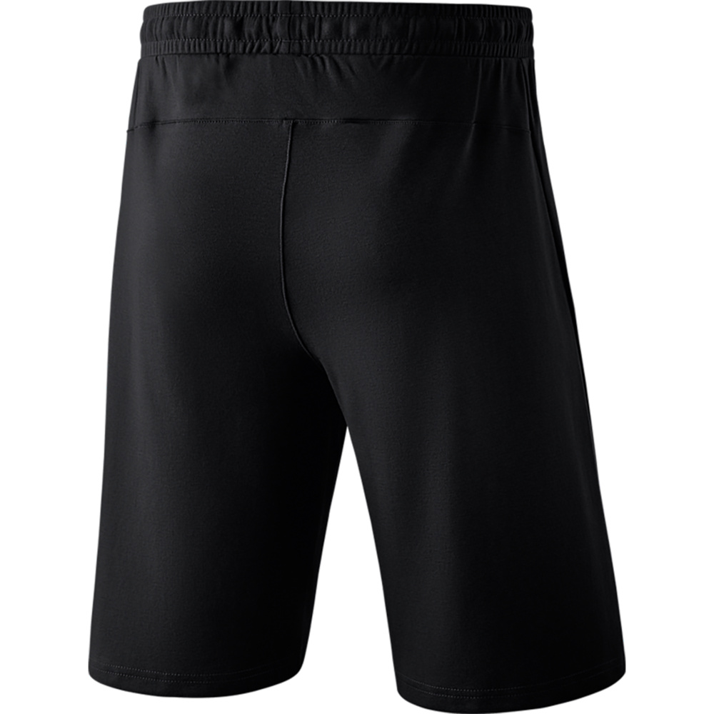 ERIMA ESSENTIAL SWEAT SHORTS, BLACK MEN. 