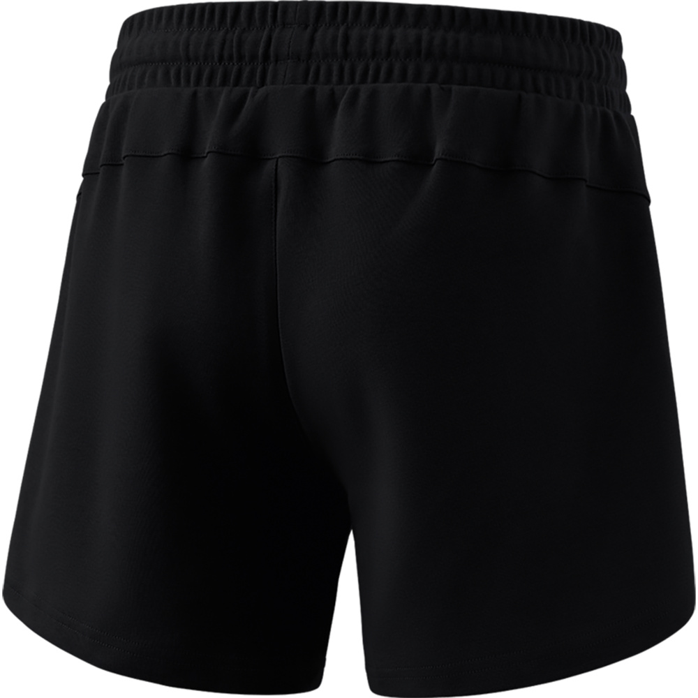 ERIMA ESSENTIAL SWEAT SHORTS, BLACK WOMEN. 