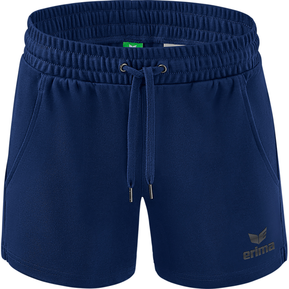 ERIMA ESSENTIAL SWEAT SHORTS, NEW NAVY WOMEN. 