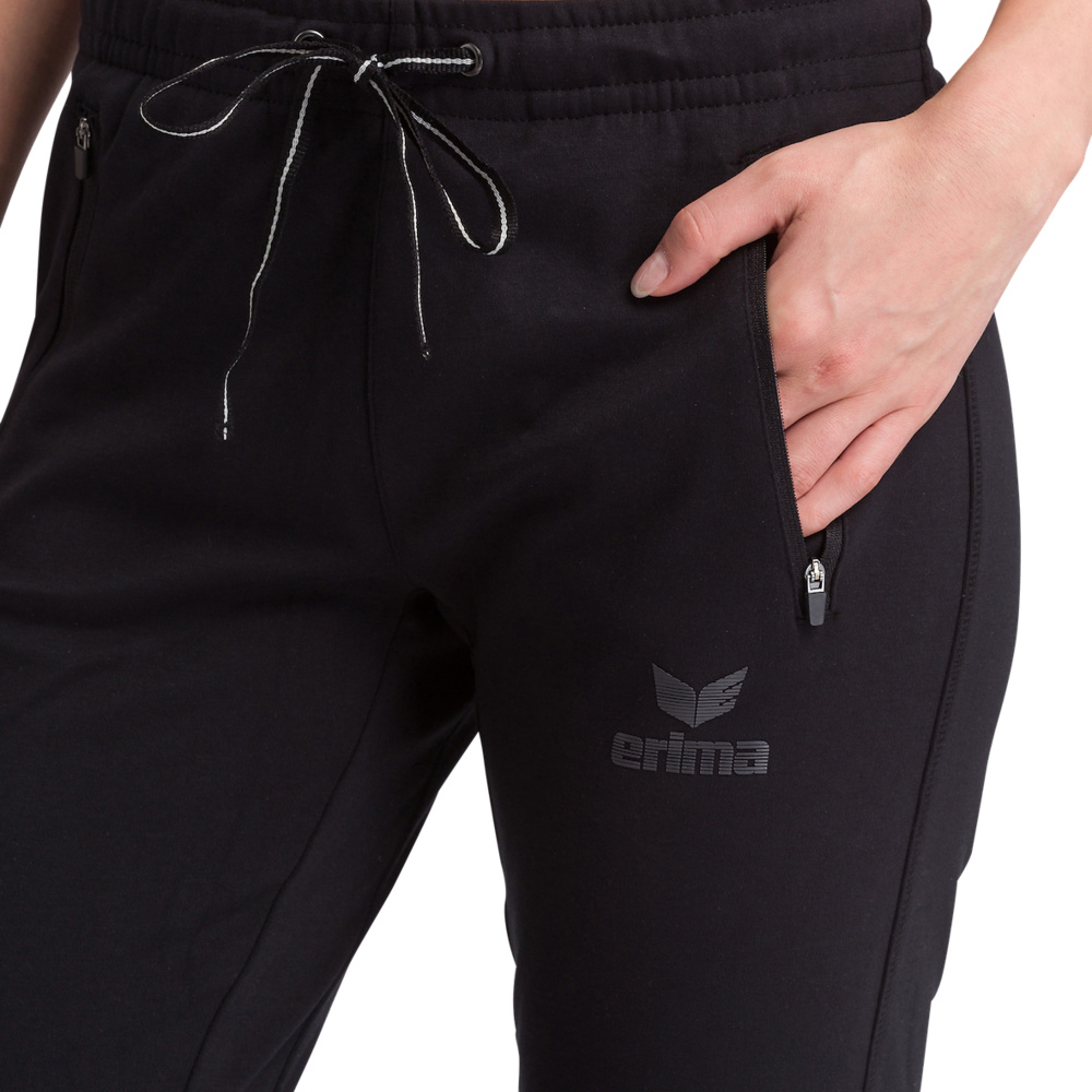 ERIMA ESSENTIAL SWEATPANTS, BLACK WOMAN. 