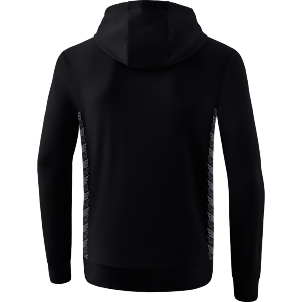 ERIMA ESSENTIAL TEAM HOODY, BLACK-SLATE GREY WOMEN. 