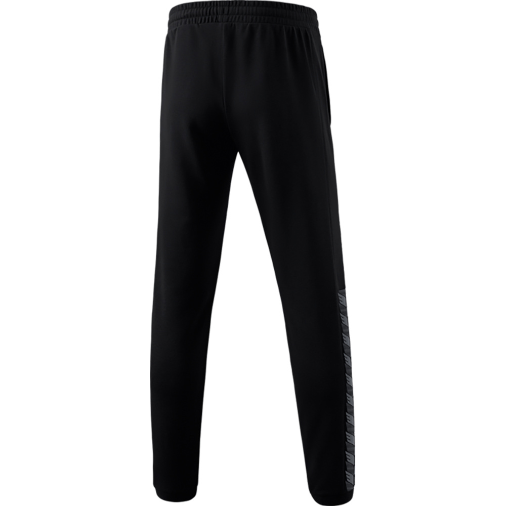 ERIMA ESSENTIAL TEAM SWEATPANTS, BLACK-SLATE GREY KIDS. 