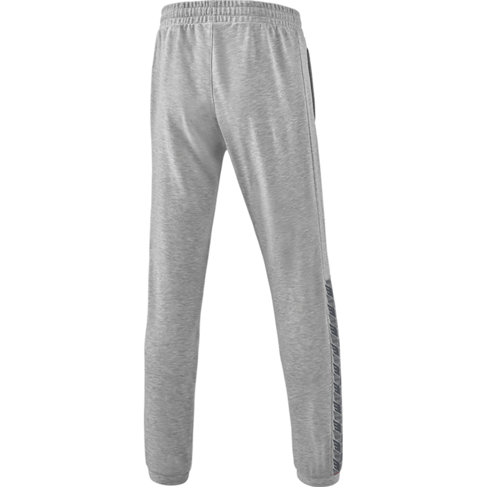 ERIMA ESSENTIAL TEAM SWEATPANTS, LIGHT GREY MARL-SLATE GREY KIDS. 