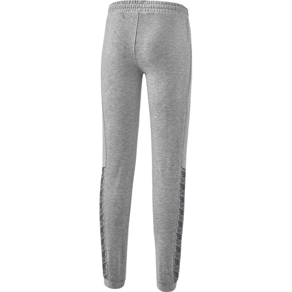 ERIMA ESSENTIAL TEAM SWEATPANTS, LIGHT GREY MARL-SLATE GREY WOMEN. 